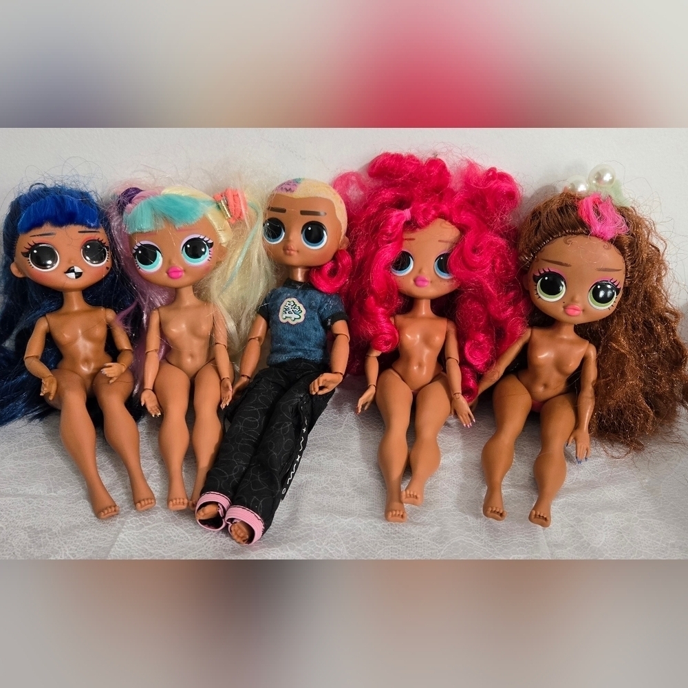 Bundle Of LOL Dolls Big Sister No Missing Parts No Marks Hair Intact